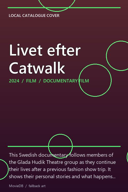 Livet efter Catwalk poster