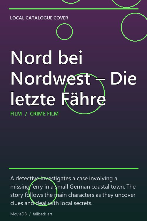 Nord bei Nordwest – Die letzte Fähre poster