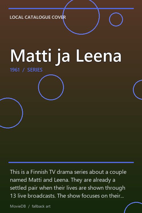 Matti ja Leena poster