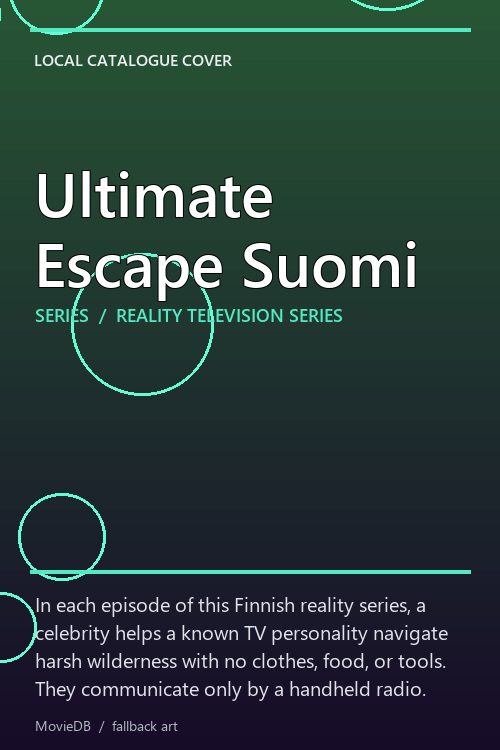 Ultimate Escape Suomi poster