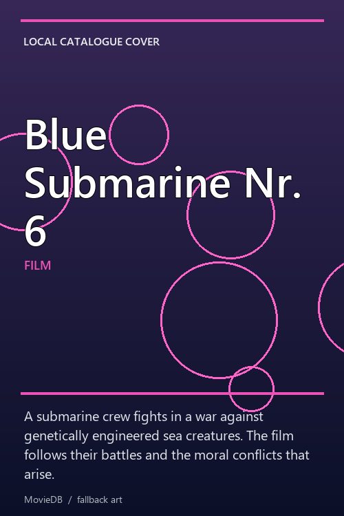 Blue Submarine Nr. 6 poster