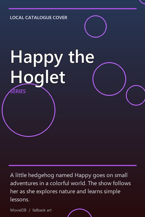 Happy the Hoglet poster