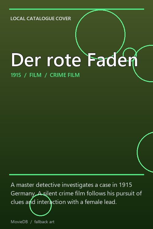 Der rote Faden poster