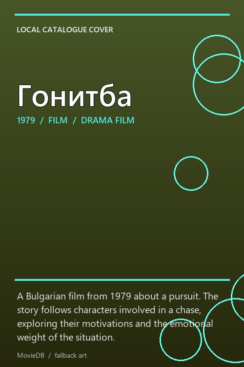 Гонитба poster