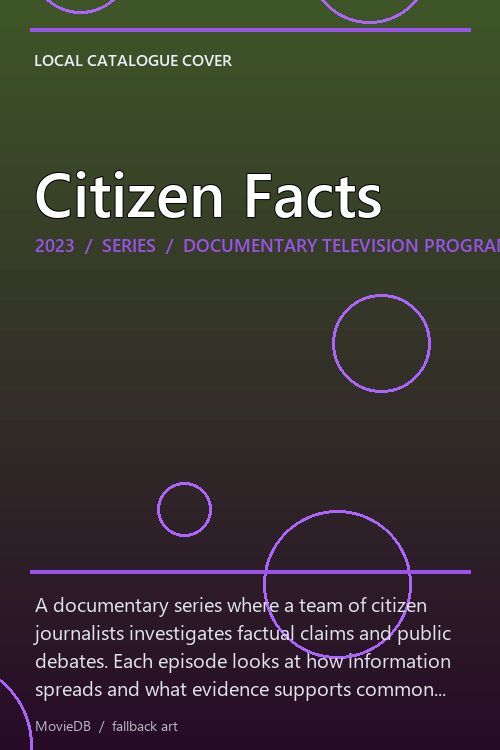 Citizen Facts poster