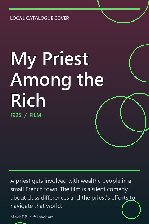 My Priest Among the Rich poster