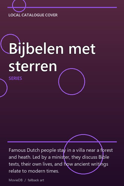 Bijbelen met sterren poster