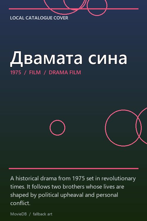 Двамата сина poster