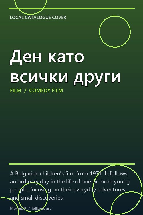 Ден като всички други poster