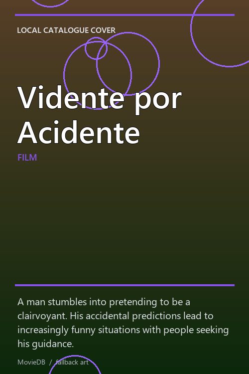 Vidente por Acidente poster