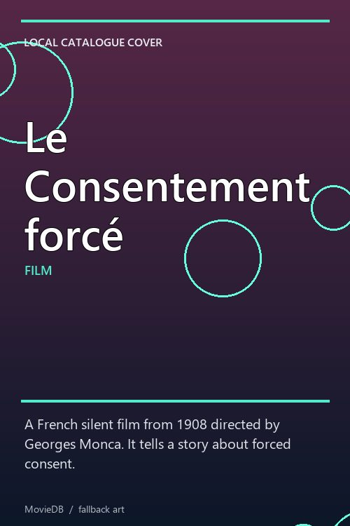 Le Consentement forcé poster