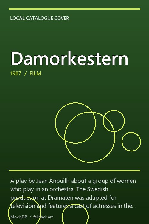 Damorkestern poster