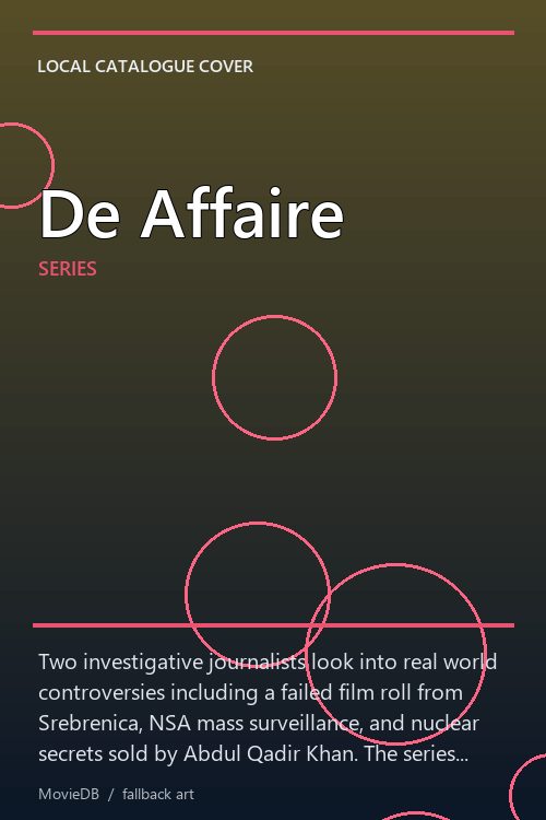 De Affaire poster