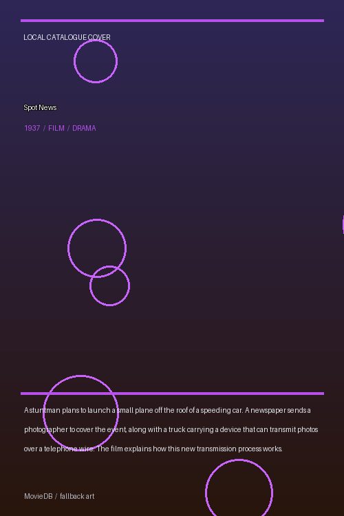 Spot News poster