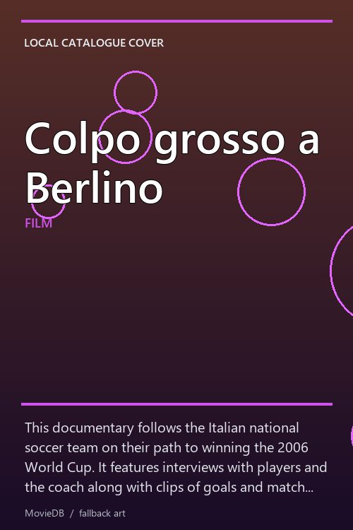 Colpo grosso a Berlino poster