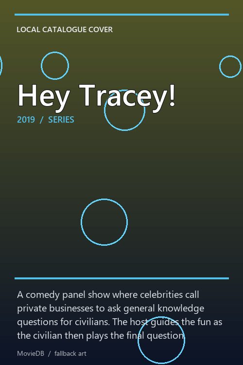 Hey Tracey! poster
