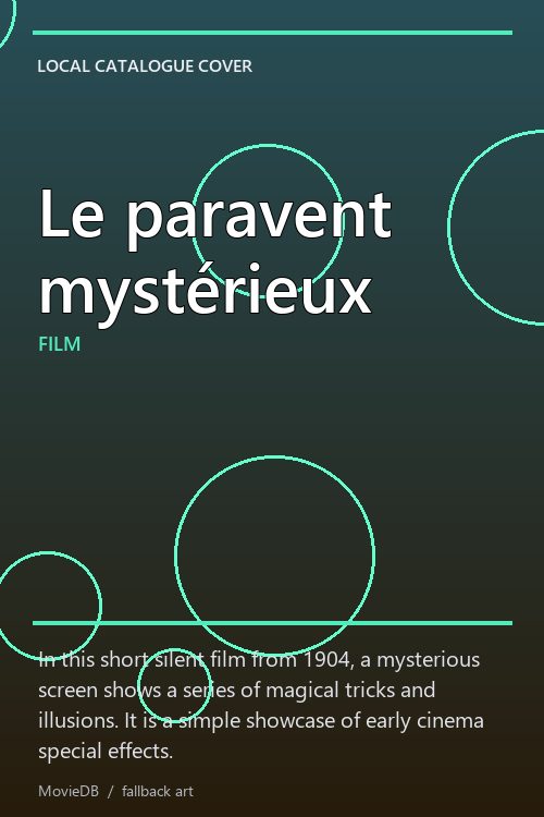Le paravent mystérieux poster