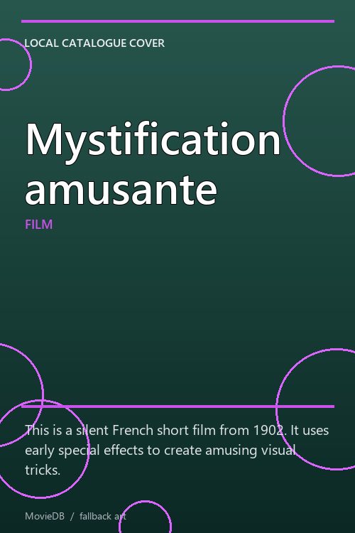 Mystification amusante poster