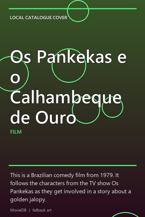 Os Pankekas e o Calhambeque de Ouro poster