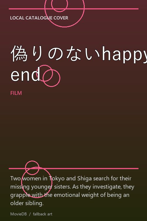 偽りのないhappy end poster