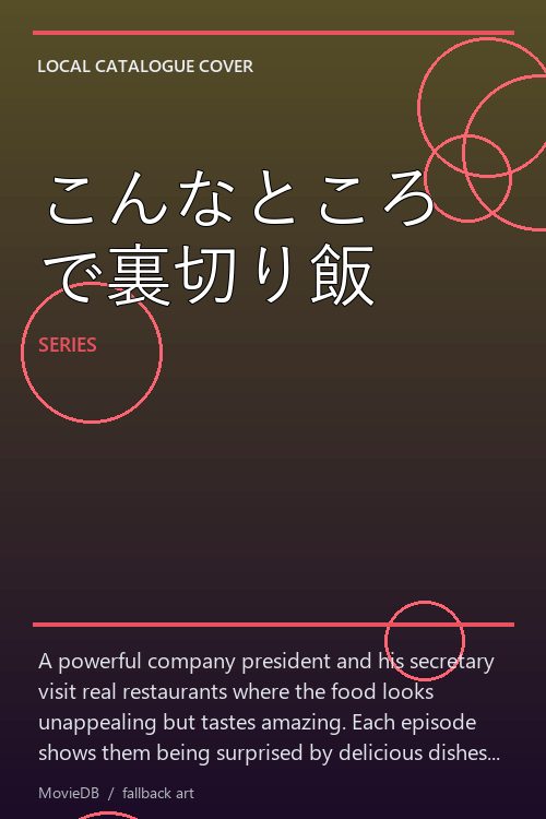 こんなところで裏切り飯 poster