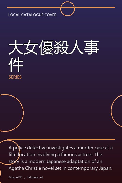 大女優殺人事件 poster