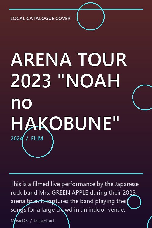 ARENA TOUR 2023 "NOAH no HAKOBUNE" poster