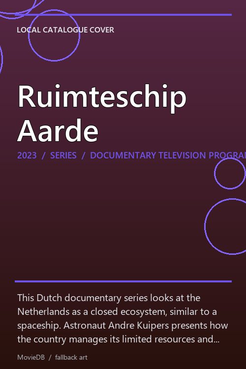 Ruimteschip Aarde poster