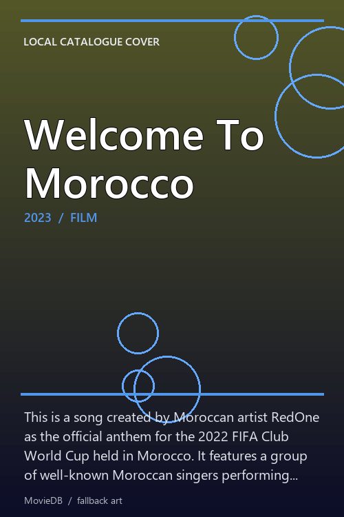 Welcome To Morocco poster
