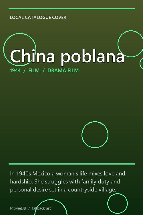 China poblana poster