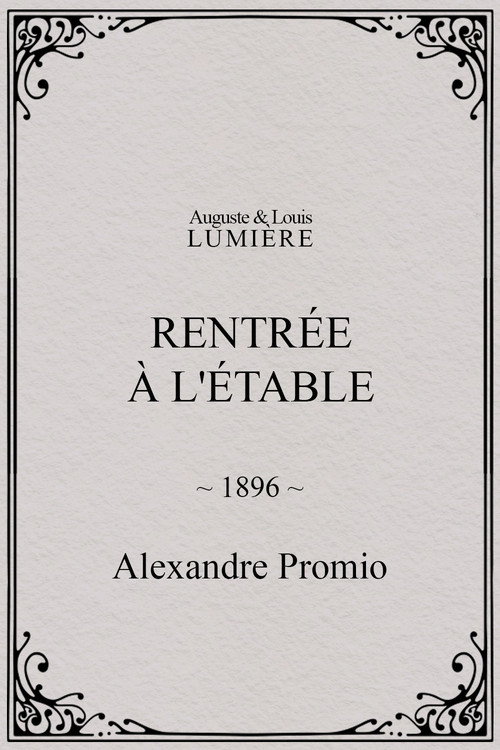 The Return to the Stable poster