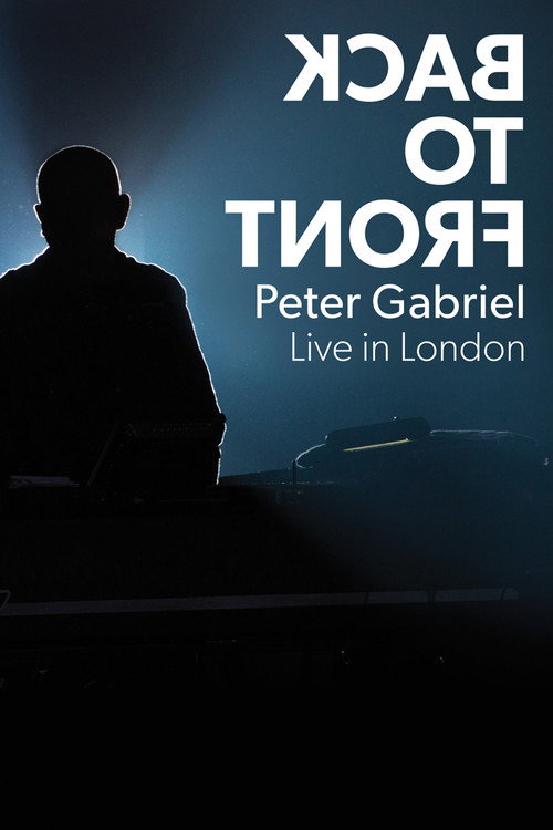 Back to Front: Live in London poster