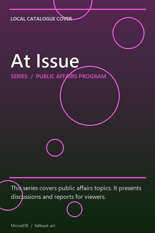 At Issue poster