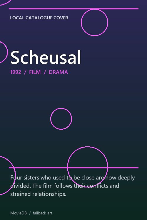 Scheusal poster