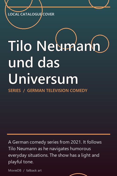 Tilo Neumann und das Universum poster