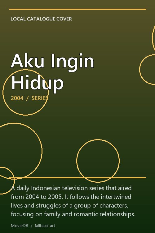 Aku Ingin Hidup poster