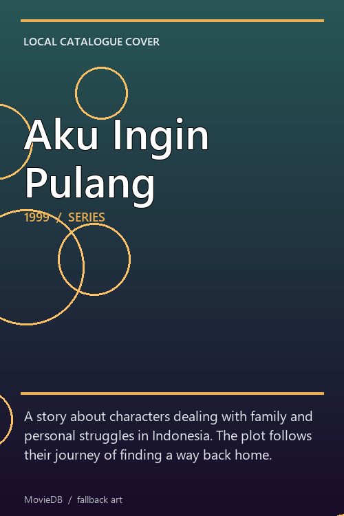Aku Ingin Pulang poster