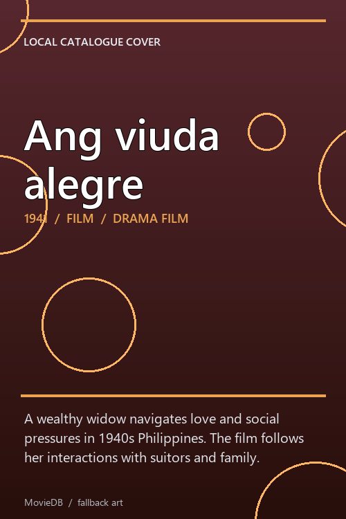 Ang viuda alegre poster