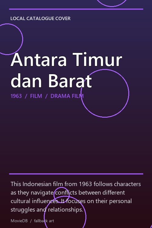Antara Timur dan Barat poster