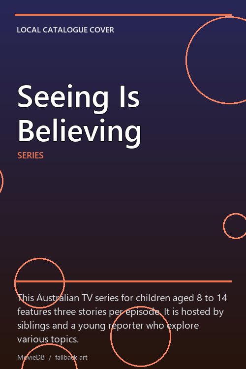 Seeing Is Believing poster