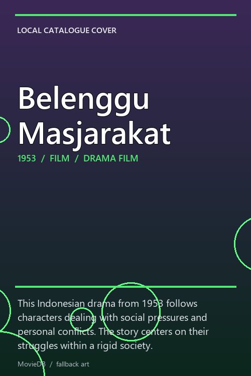 Belenggu Masjarakat poster