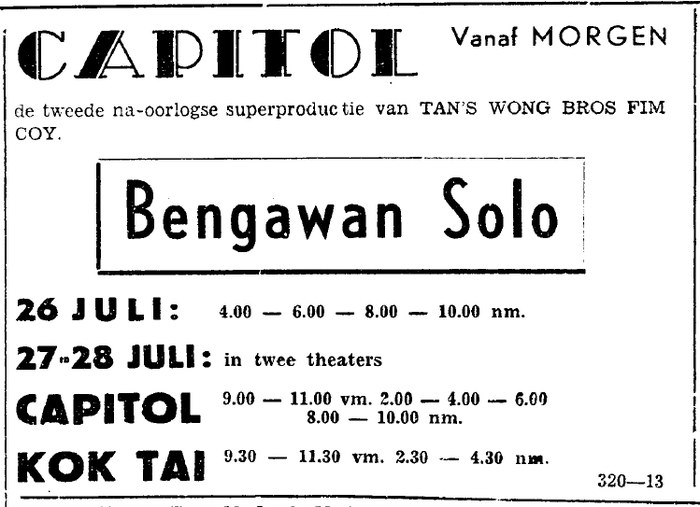 Bengawan Solo poster