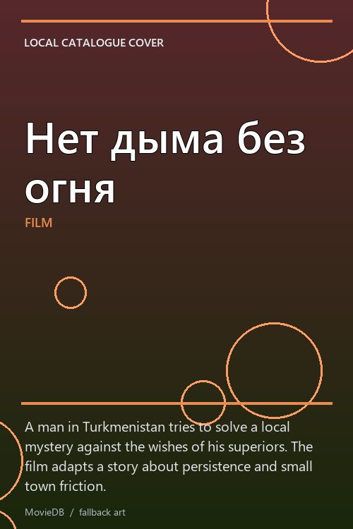 Нет дыма без огня poster