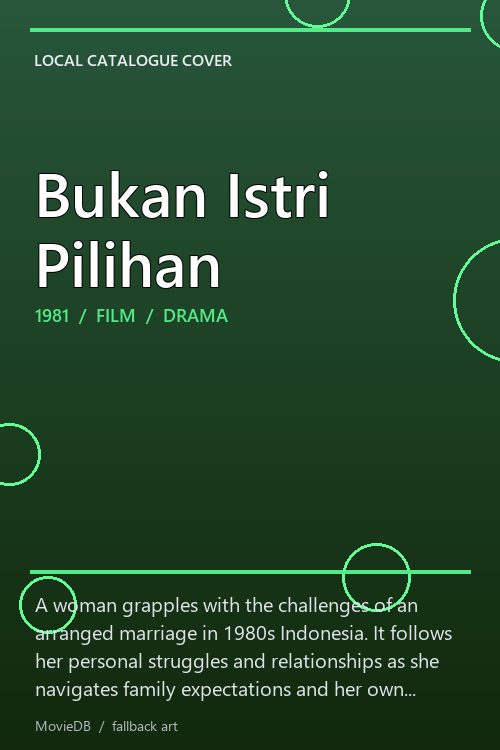 Bukan Istri Pilihan poster