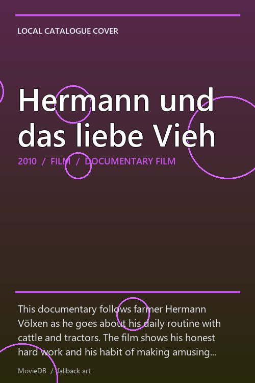 Hermann und das liebe Vieh poster