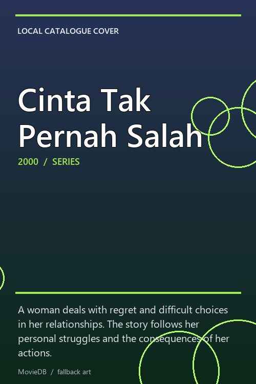 Cinta Tak Pernah Salah poster