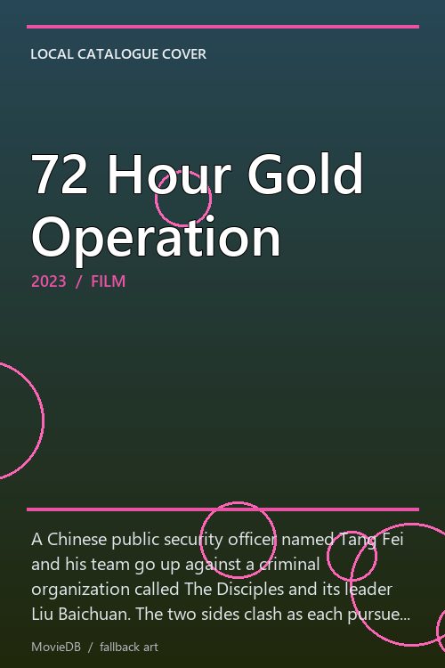72 Hour Gold Operation poster