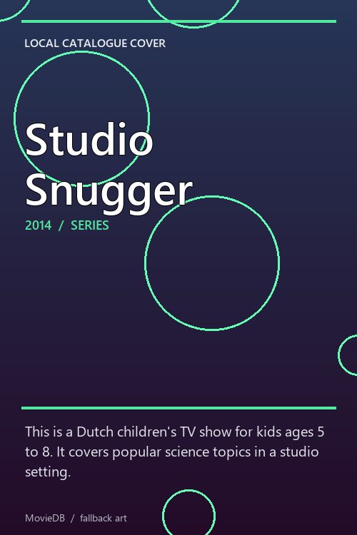 Studio Snugger poster
