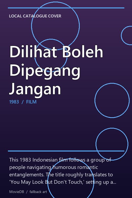 Dilihat Boleh Dipegang Jangan poster