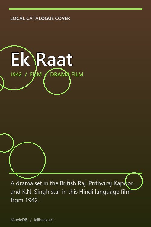 Ek Raat poster